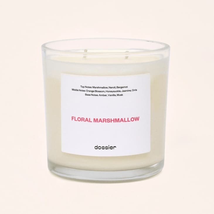 Floral Marshmallow Candle at Dossier