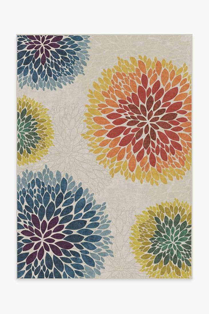 Floral Medallion Multicolor Rug, 5' x 7' at Ruggable