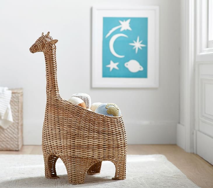 Product Image: Giraffe Shaped Wicker Basket