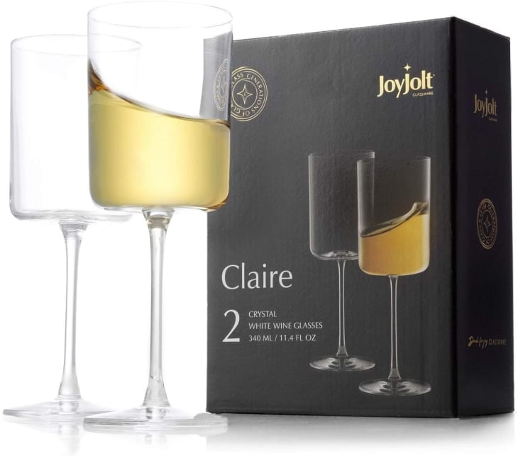 Joy Jolt Wine Glass Set at Amazon