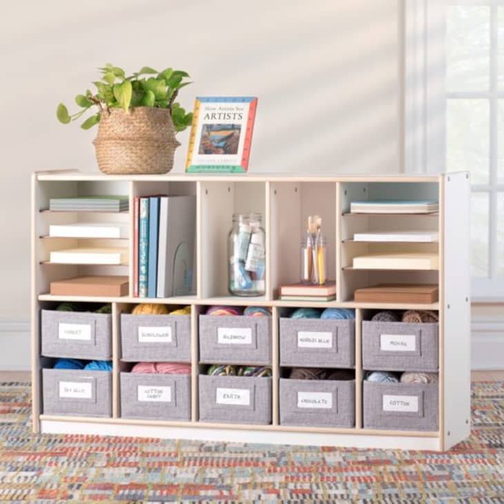 Product Image: Guidecraft EdQ Essentials Shelves and 10 Bin Storage