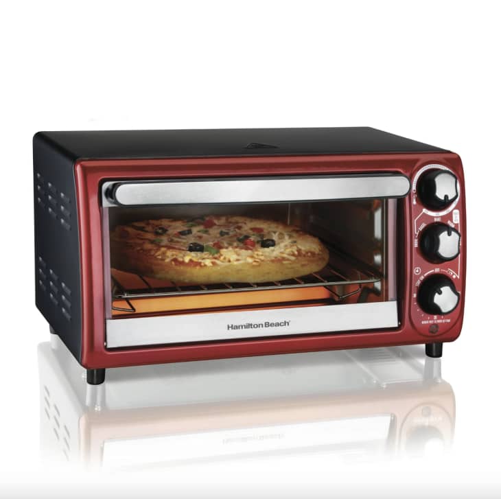 Hamilton Beach Toaster Oven, Red with Gray Accents at Walmart
