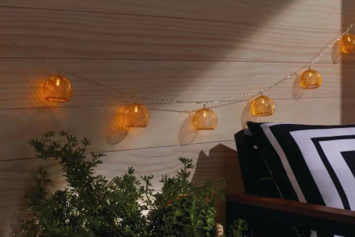 Metal Integrated LED String Lights at Home Depot