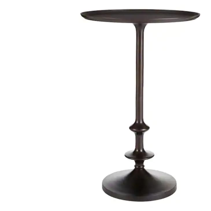 Product Image: Bellkirk Round Dark Bronze Metal Accent Table