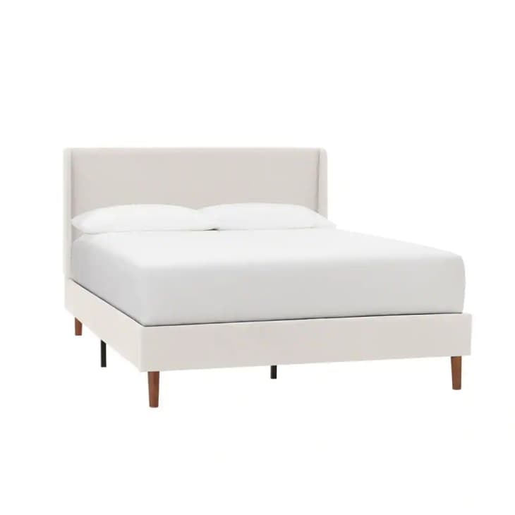 Product Image: Handale Ivory Queen Upholstery Mid Century Bed