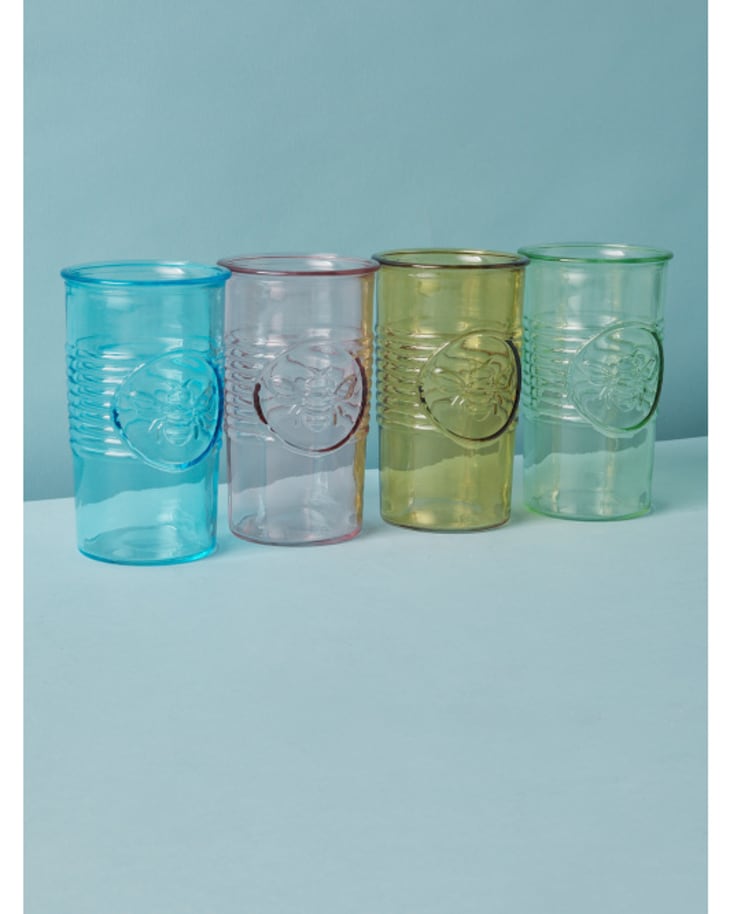Product Image: Home Essentials Embossed Bee Glasses, Set of 4