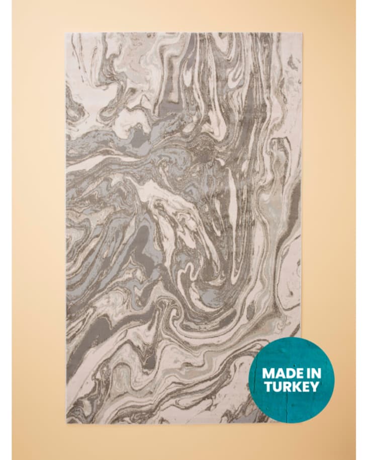FEIZY Made In Turkey 5x8 Abstract Marble Patterned Area Rug at HomeGoods