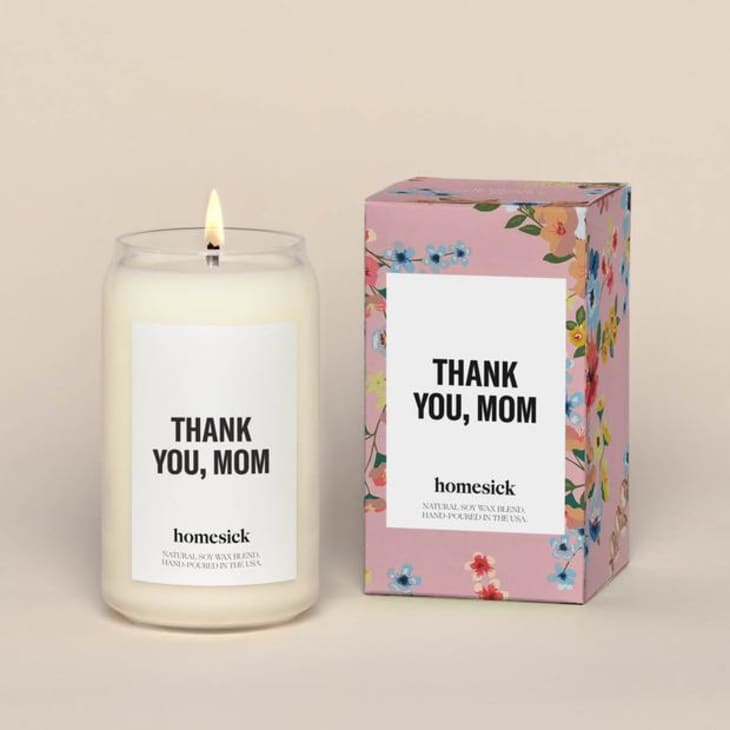 Thank You, Mom Candle at Homesick