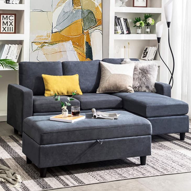 Product Image: HONBAY Reversible Sectional Sofa with Chaise and Ottoman