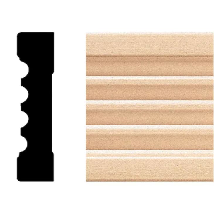 Product Image: House of Fara Basswood Wood Fluted Casing
