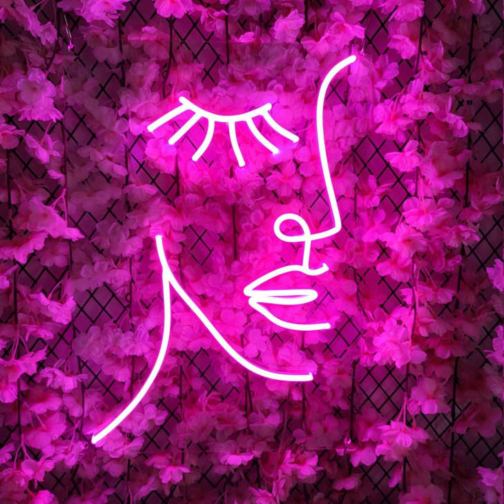 Product Image: Girl Face Neon Sign