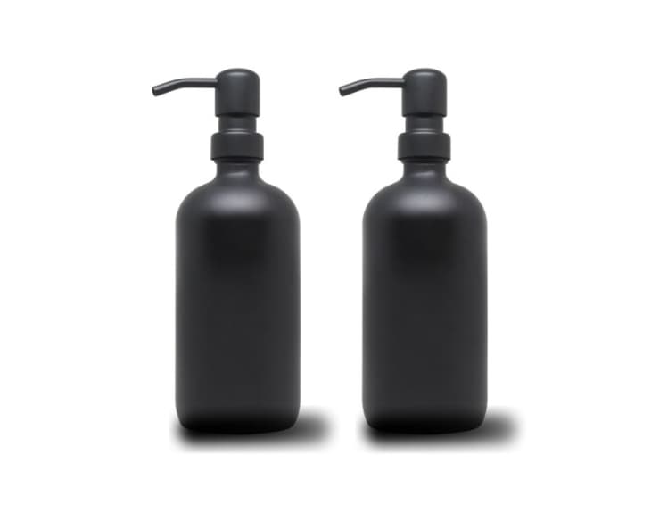 Sanwa Craft Matte Black Glass Liquid Soap Dispenser, 2 Pack at Etsy