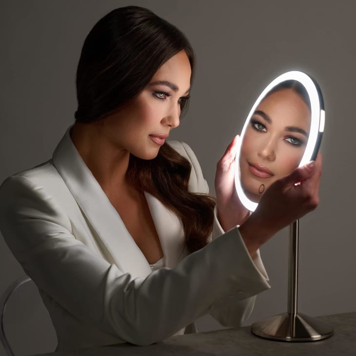 Ilios Lighting Cordless Bright LED Makeup Mirror at Amazon
