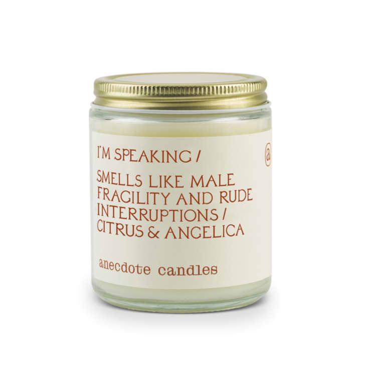 Anecdote Candles I'm Speaking Candle at Anecdote Candles