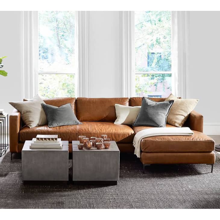 Product Image: Jake Leather Sofa Chaise Sectional