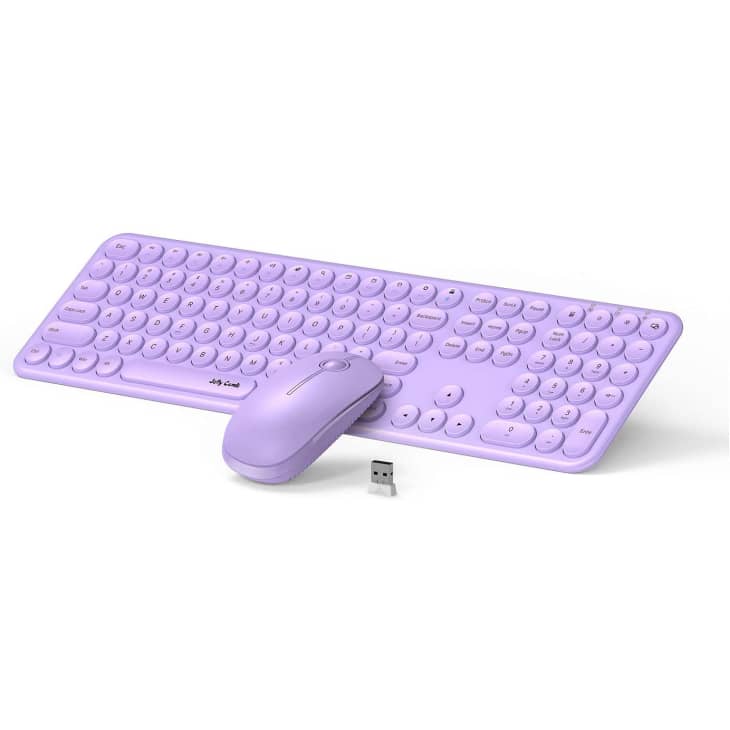 Product Image: Jelly Comb Wireless Keyboard + Mouse - Purple