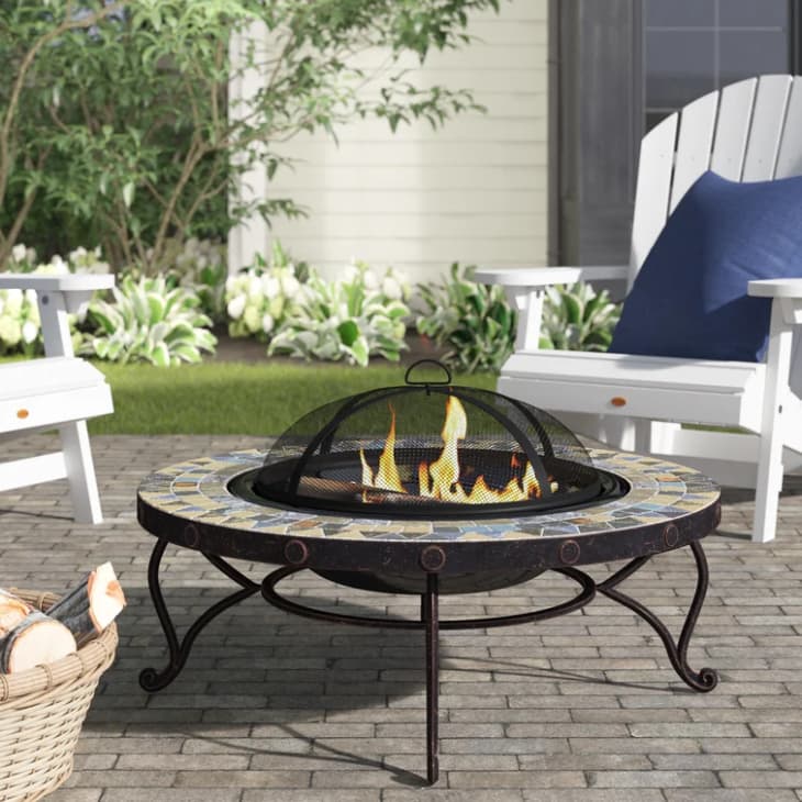 Kaminsky Wood Burning Outdoor Fire Pit with Lid at Wayfair