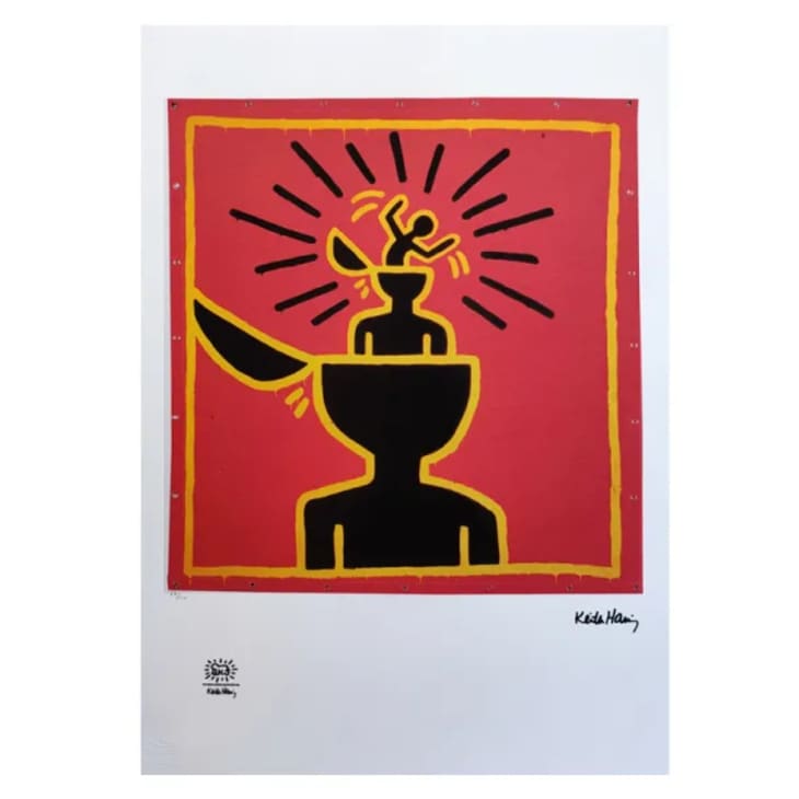 Product Image: 90s Keith Haring Limited Edition Lithograph
