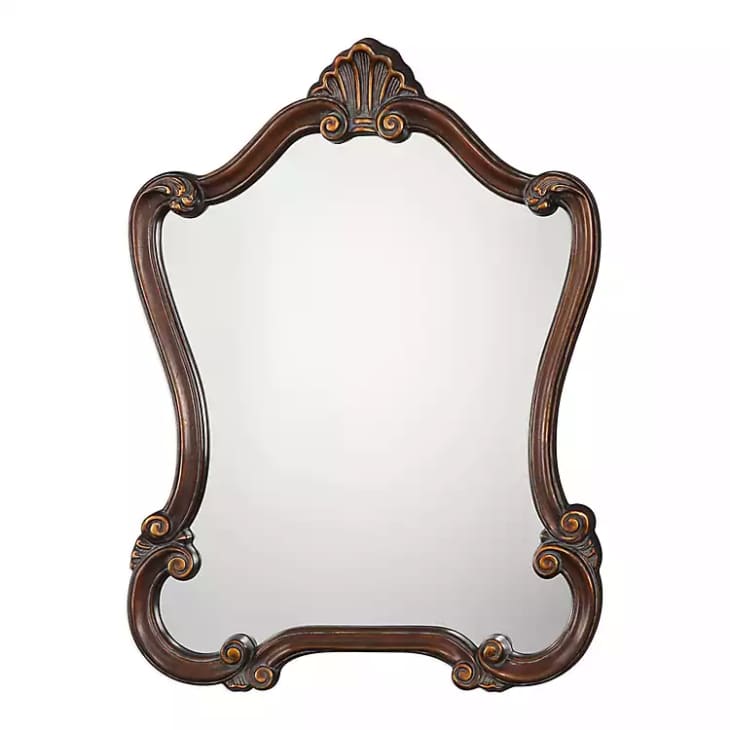 Product Image: Distressed Scallop Framed Mirror