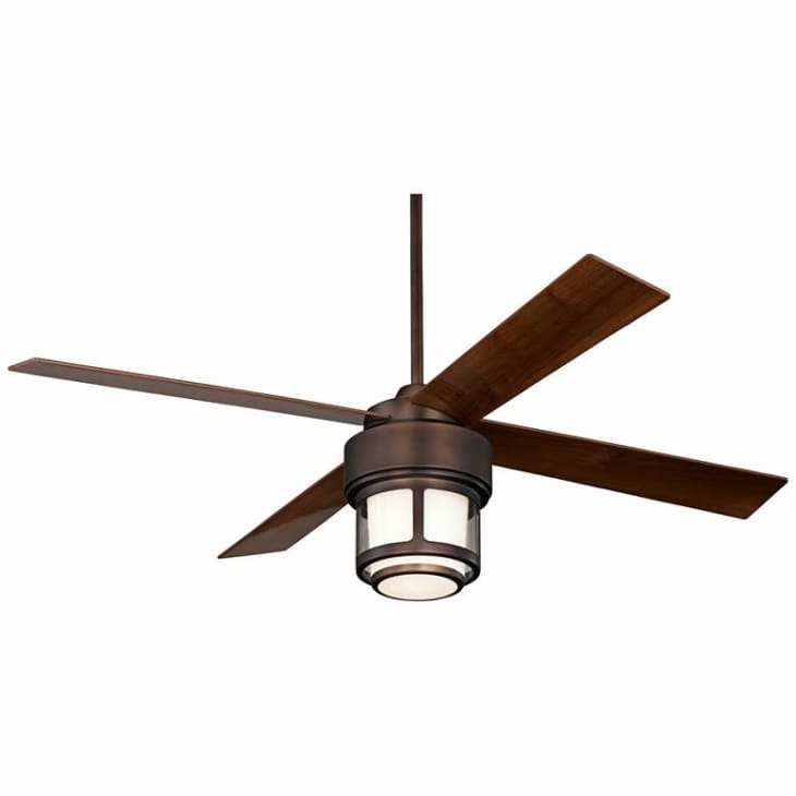 Product Image: 52-Inch Casa Vieja Tercel Bronze LED Outdoor Ceiling Fan