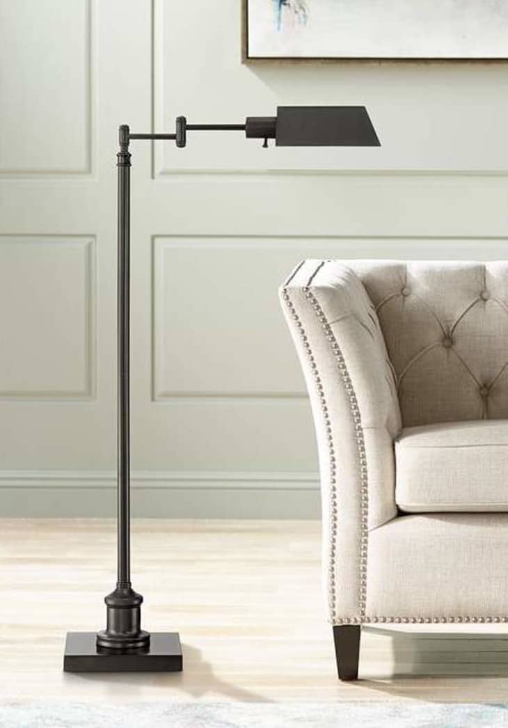 Product Image: Jenson Dark Bronze Adjustable Height and Swing Arm Pharmacy Floor Lamp