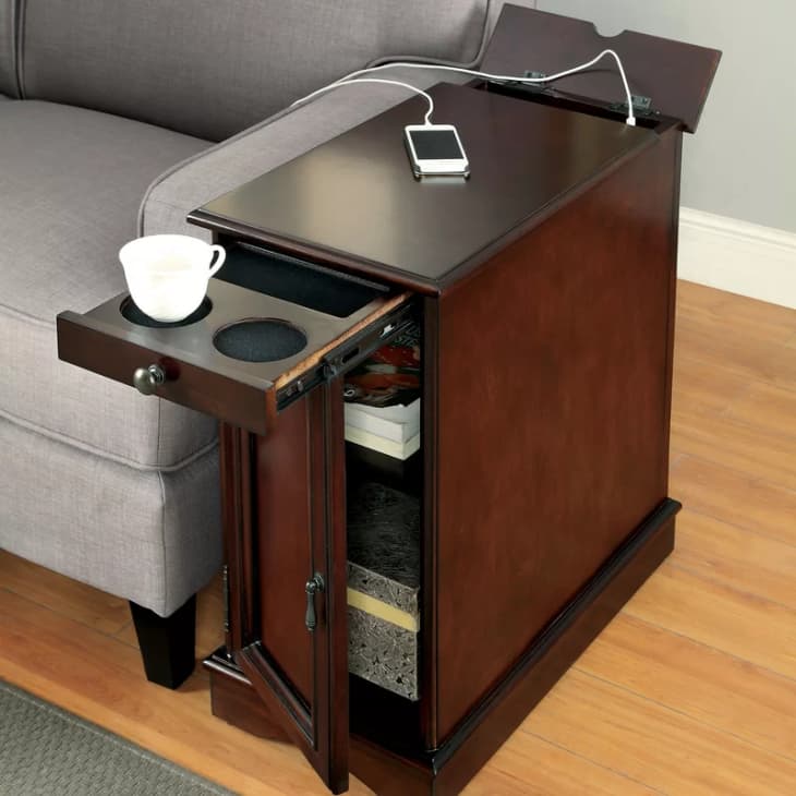 Product Image: Korhonen Block End Table and Built-In Outlets