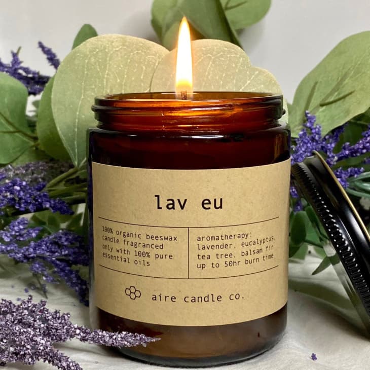 Product Image: Lav Eu Lavender Eucalyptus Beeswax Candle