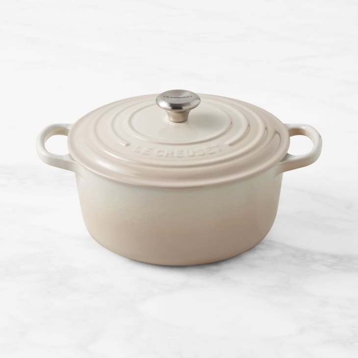 Product Image: Le Creuset Signature Enameled Cast Iron Round Oven in Meringue