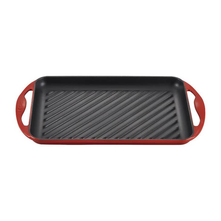 Le Creuset Enameled Cast-Iron Skinny Grill at Williams Sonoma