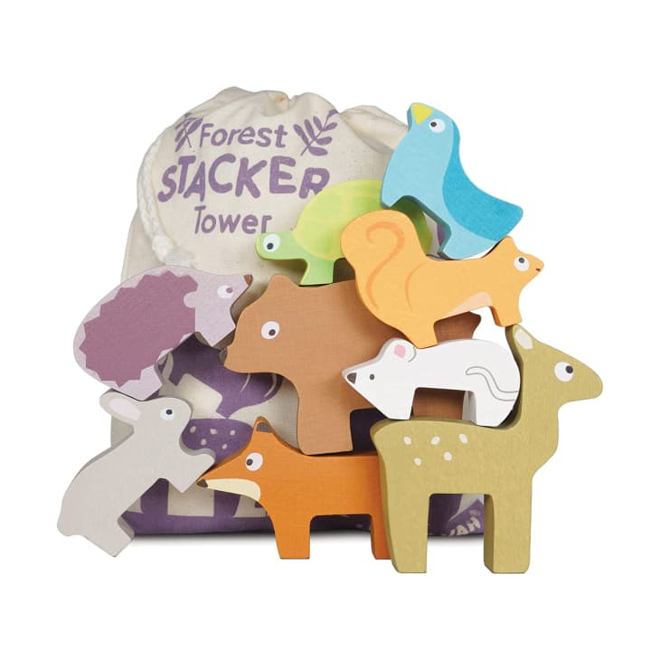 Product Image: Le Toy Van Wooden Petilou Forest Animal Stacker