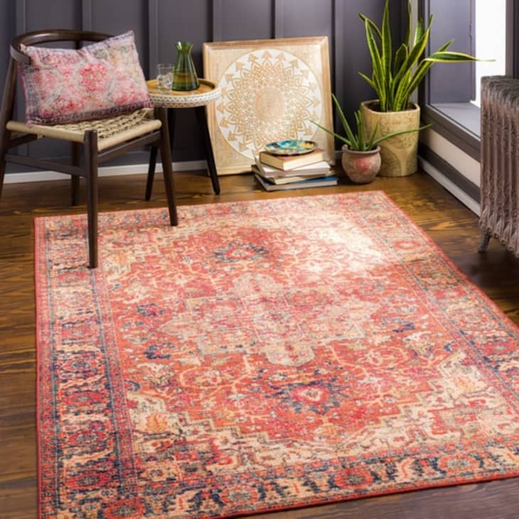 Bail Washable Area Rug, 5'3" x 7’ at Boutique Rugs