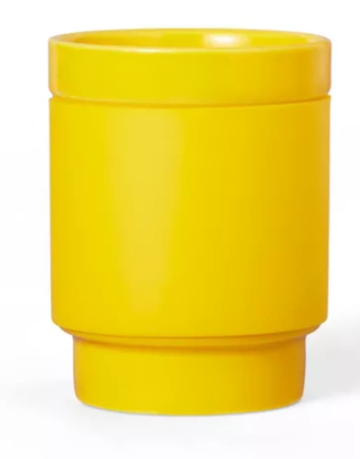 Product Image: 10oz Ceramic Tumbler Mug with Silicone Sleeve Yellow - LEGO® Collection x Target