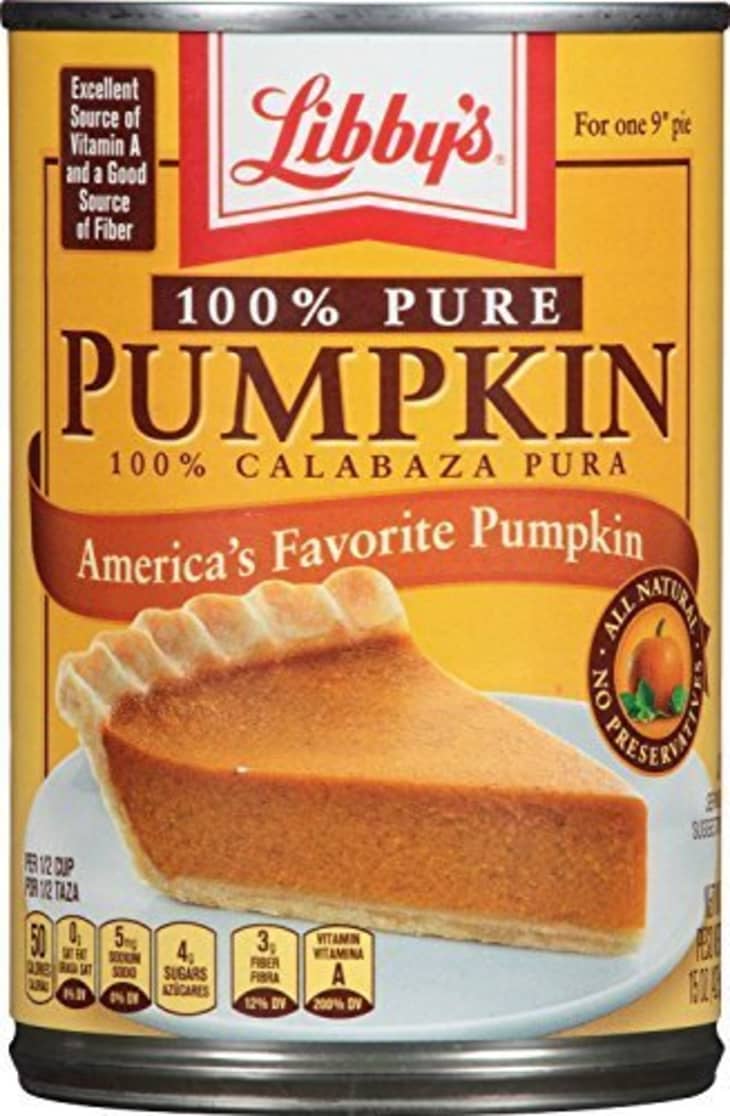 Libby's 100% Pure Pumpkin Pie & Dessert Filling (Pack of 3) at Amazon