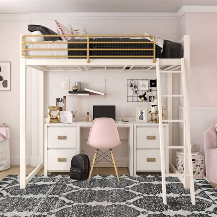 Product Image: Little Seeds Monarch Hill Haven Twin Metal Loft Bed