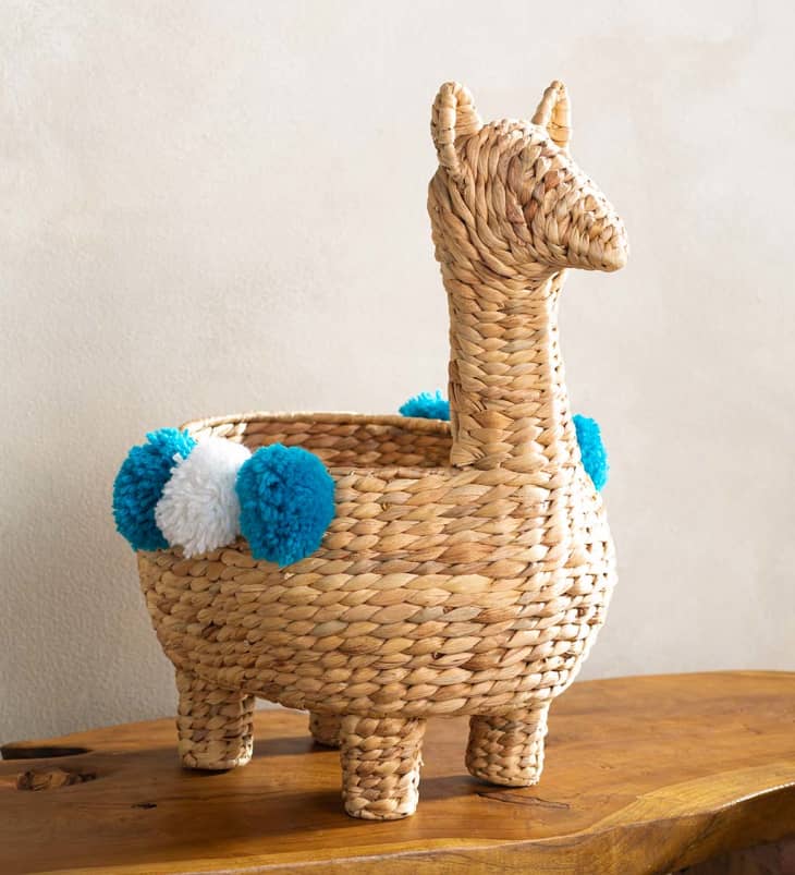 Product Image: Llama Shaped Woven Basket
