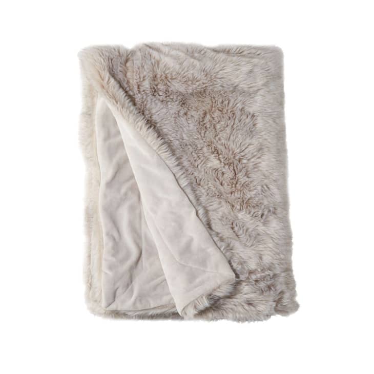 Alpen Home Johanna Giant Faux Fur Throw Blanket Grey 100% Polyester 150Wx 200Lcm 