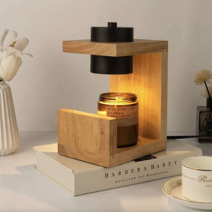 Product Image: LUXGARDEN Wood Candle Warmer Lamp