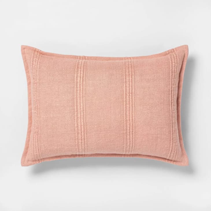 Hearth & Hand with Magnolia Textured Stripe Lumbar Pillow at Target