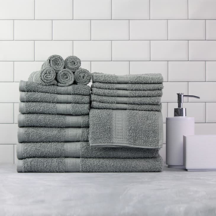 Mainstays 18-Piece Bath Towel Set at Walmart