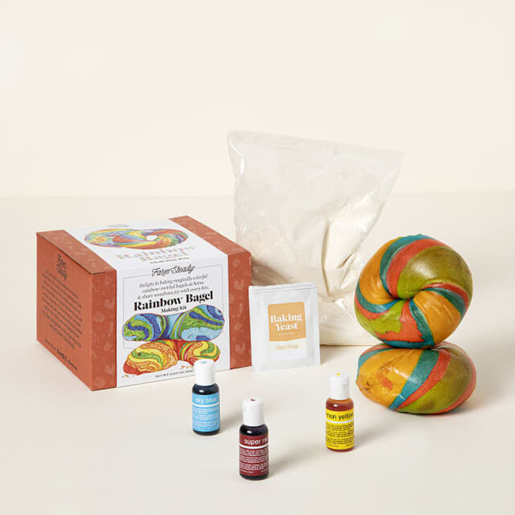 Make Your Own Rainbow Bagel Kit at Uncommon Goods