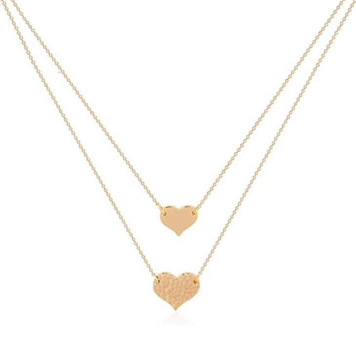 Pack of Heart Necklaces at Amazon