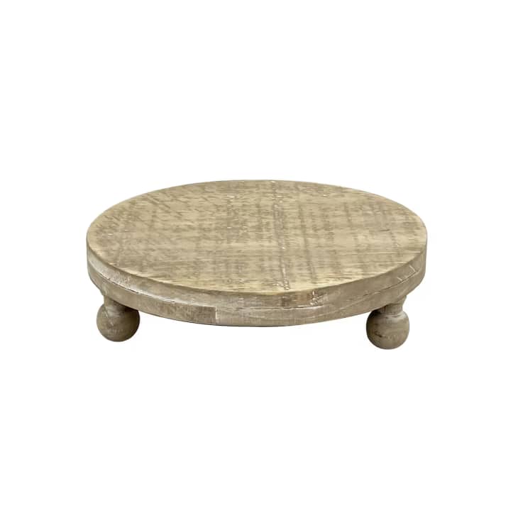 8" Wooden Decorative Round Tray by Ashland at Michaels
