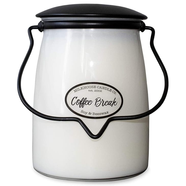 产品形象:牛奶屋蜡烛公司咖啡休息蜡烛