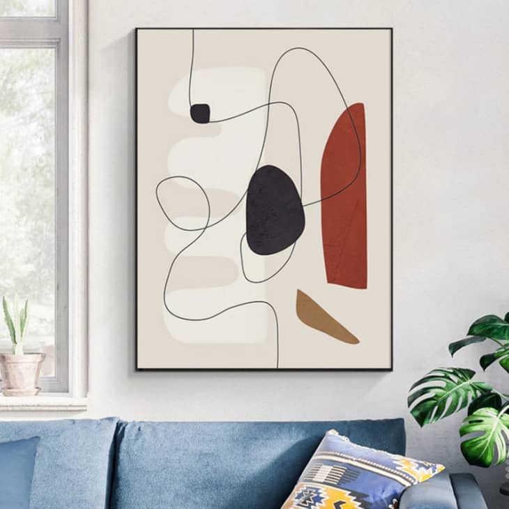 Abstract Minimalist Paint by Number at Etsy