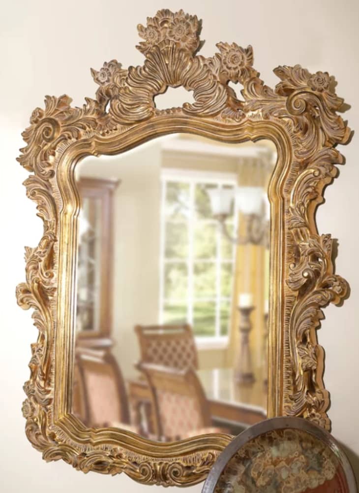Cilegon Gold Framed Wall Mirror at Wayfair