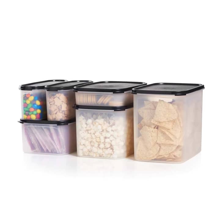 Tupperware Modular Mate Square 2 Black Seal