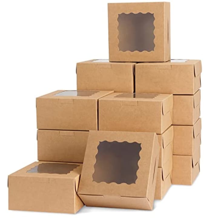 Moretoes Brown Bakery Boxes at Amazon