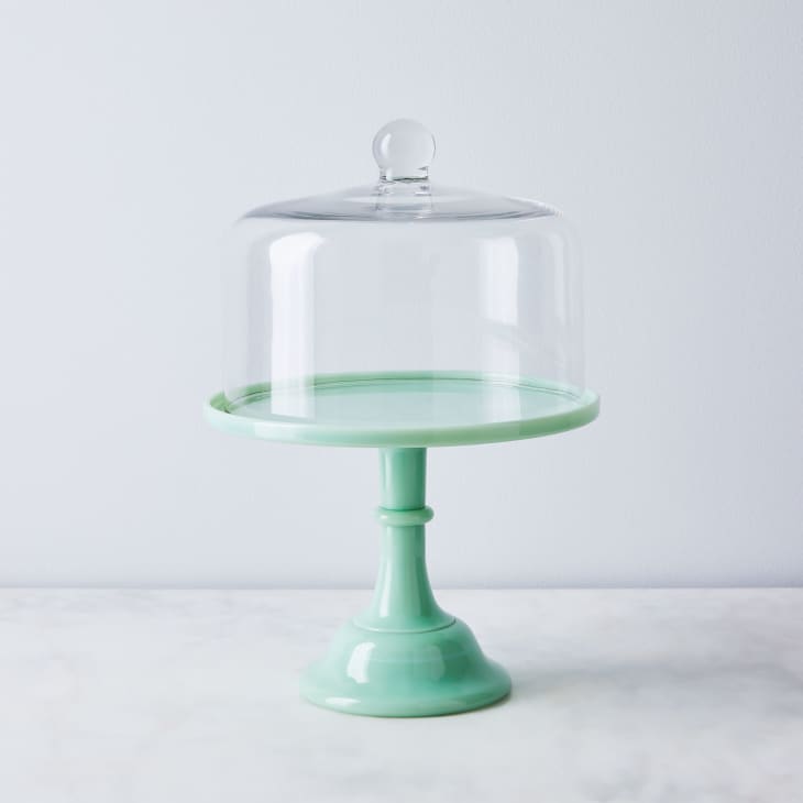 Mosser Colored Glass Cake Stand at Food52