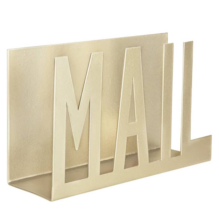 Product Image: Modern Brass Metal Mail Holder