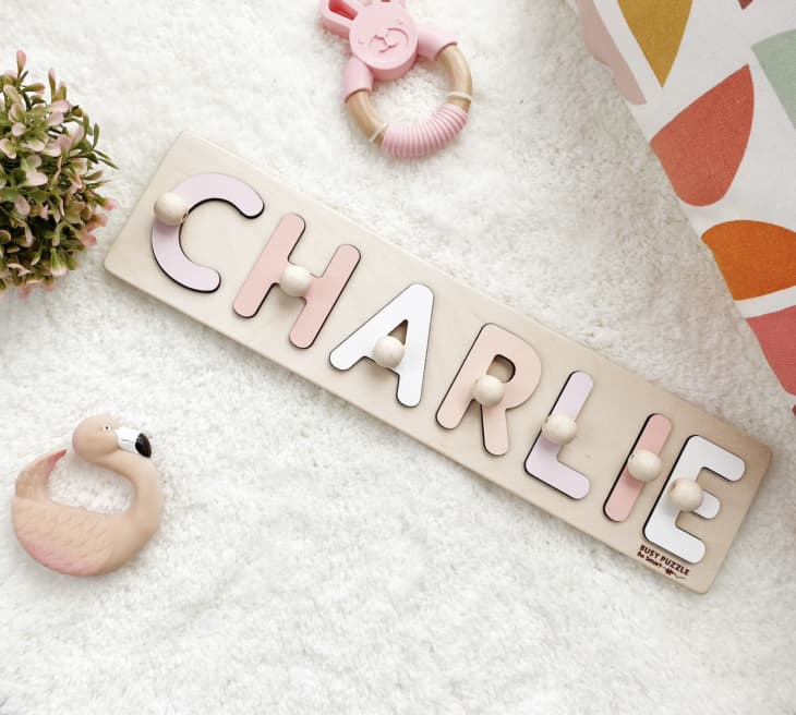 Product Image: Busy Puzzle Personalized Name Puzzle, 6 letters w/ pegs